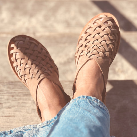 Nyx Sandal- Sand Suede