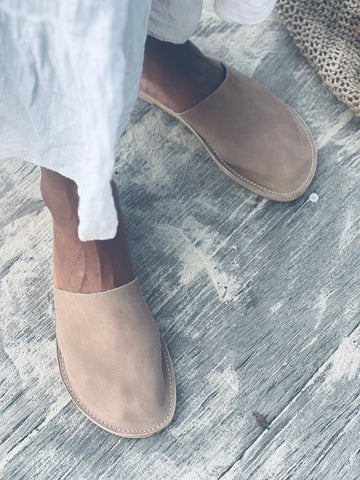 Helios Sandal- Sand Suede