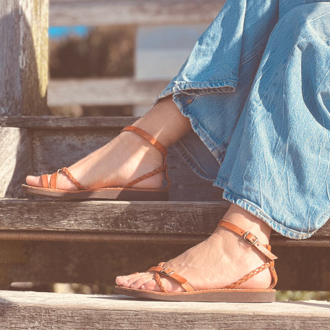 Peony Sandal- Naturale