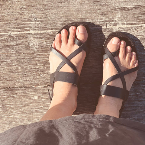 Olympia Sandal- Black