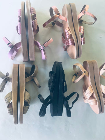 Agna Sandal- Sand Suede