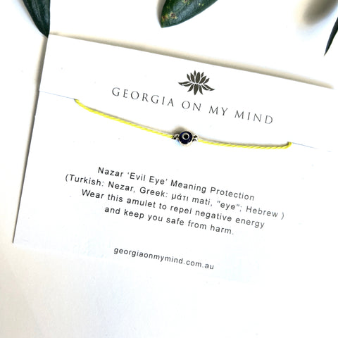 Al Ayn Evil Eye String Bracelet