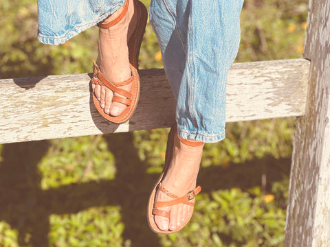 Peony Sandal- Naturale