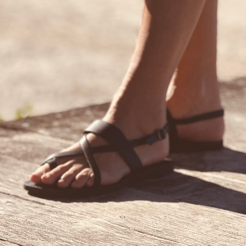 Olympia Sandal- Black