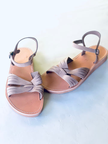 Agna Sandal- Sand Suede