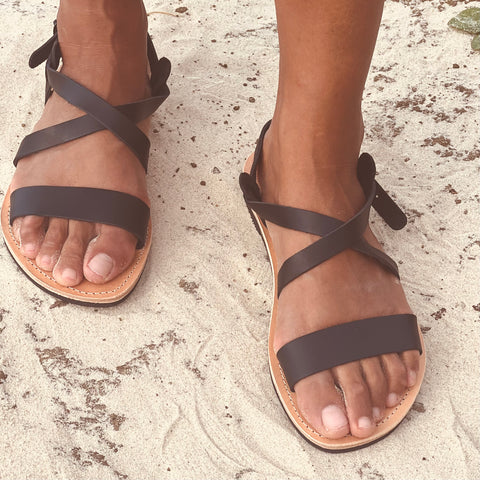 Athena Sandal- Black