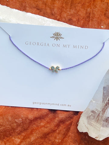 Butterfly String Bracelet