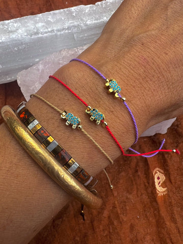 Elephant String Bracelet