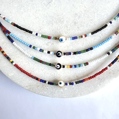 Eye Bead Necklace