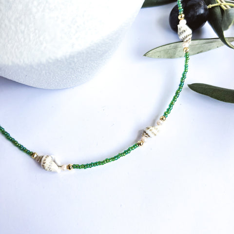Shell Bead Necklace