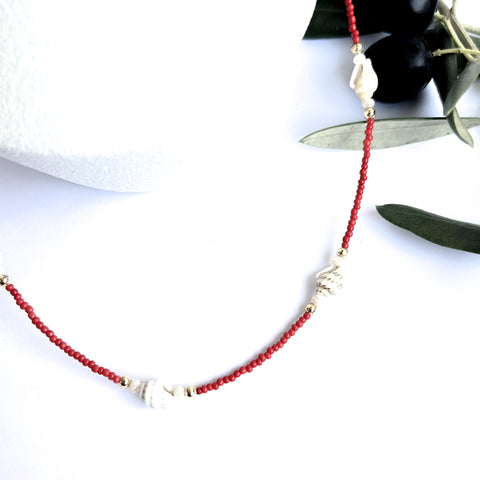 Shell Bead Necklace