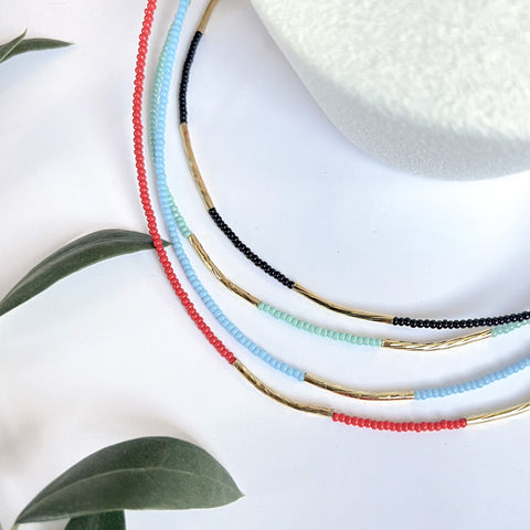 Bar Bead Necklace