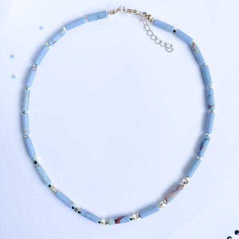 Variscite stone necklace