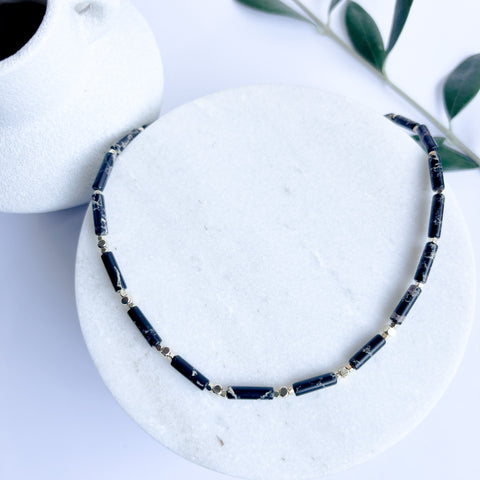 Variscite stone necklace