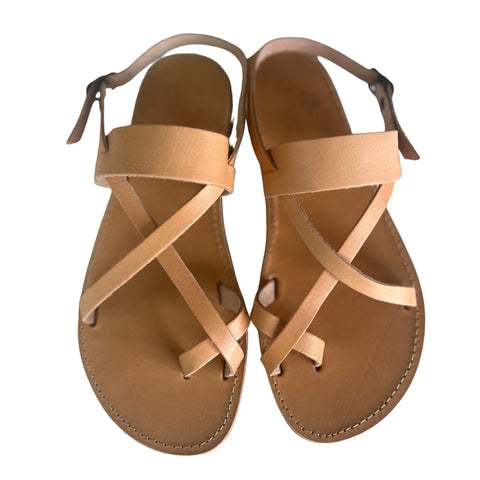 Olympia Sandal- Natural