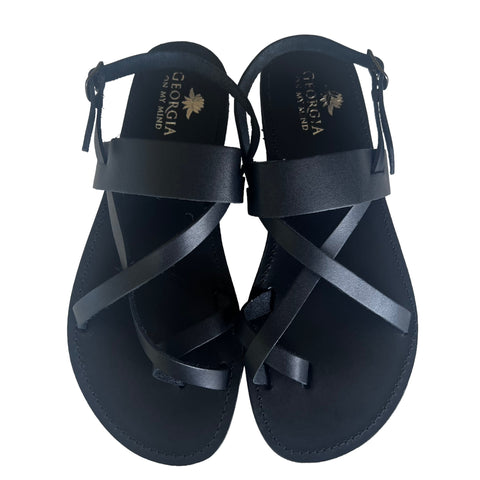 Olympia Sandal- Black
