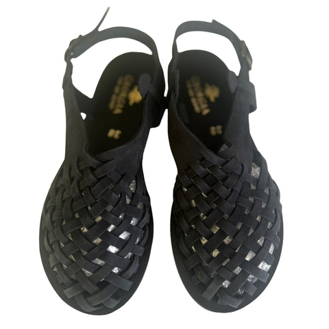 Nyx Sandal- Black Suede