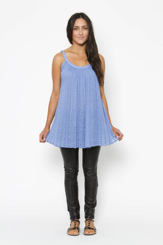 Womens Plait Trim Singlet