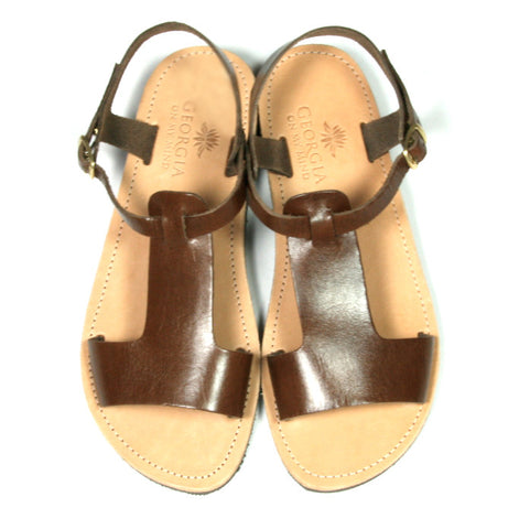Andromede Sandal- Olive Brown