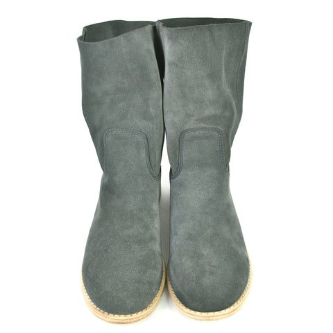 Olga Slouchy Boot- Charcoal Suede