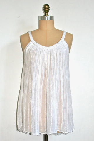 Womens Plait Trim Singlet