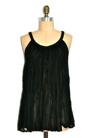 Womens Plait Trim Singlet