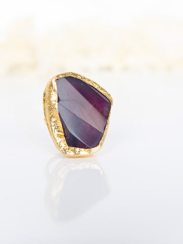 Turkish Stone Ring- Shiny Agate