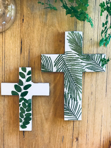 Made in Nature Wall Cross - Leaf