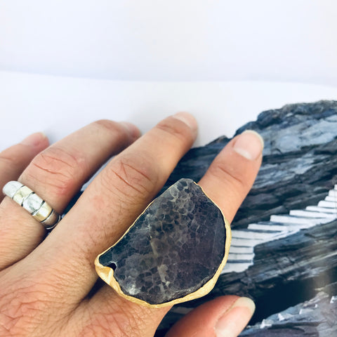 Turkish Stone Ring-Matt