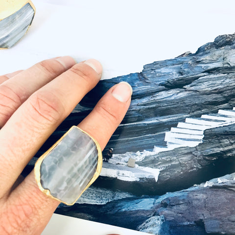 Turkish Stone Ring-Matt