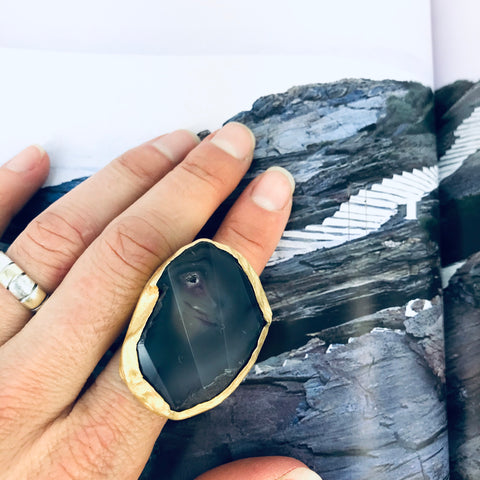 Turkish Stone Ring-Matt