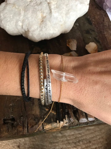Raw Crystal Bracelet