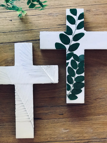 Made in Nature Wall Cross - Leaf