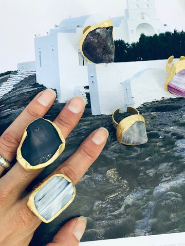 Turkish Stone Ring-Matt