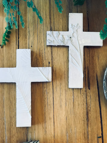 Made in Nature Wall Cross - Fern Flora