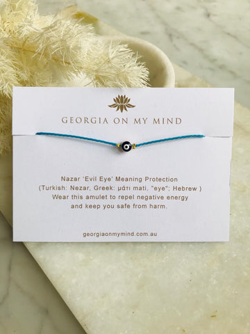 Al Ayn Evil Eye String Bracelet